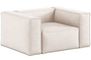 Cosmopolitan Design Béžové křeslo Aveiro