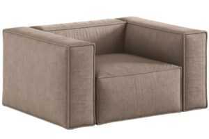Cosmopolitan Design Hnědé křeslo Aveiro
