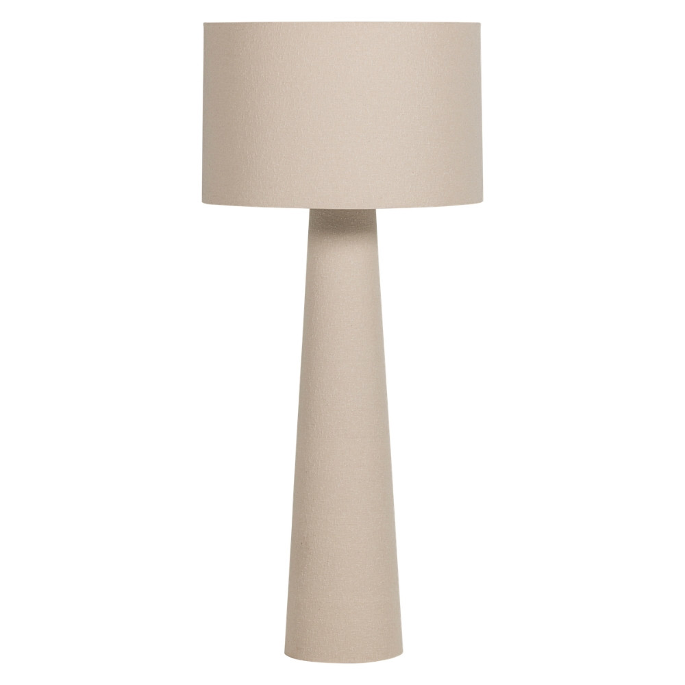 WOOOD Béžová bouclé stojací lampa Loft 160 cm