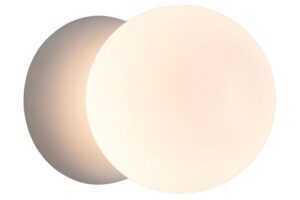 Nova Luce Bílé nástěnné světlo Zero 10 cm