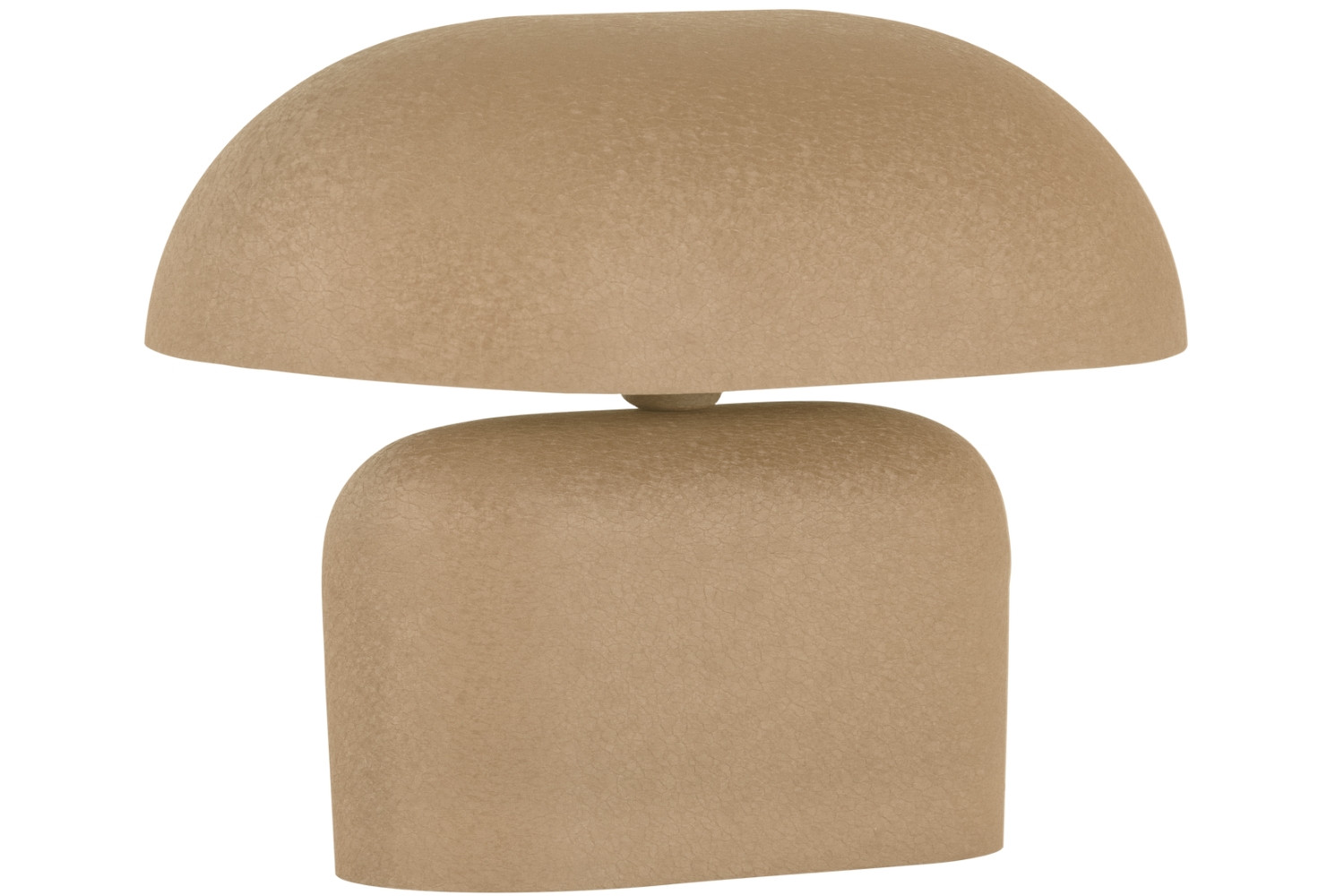 WOOOD Světle hnědá kovová stolní lampa Tilo